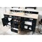 James Martin Vanities Brittany 72in Double Vanity, Black Onyx w/ 3 CM Eternal Marfil Quartz Top 650-V72-BKO-3EMR - alternate 4